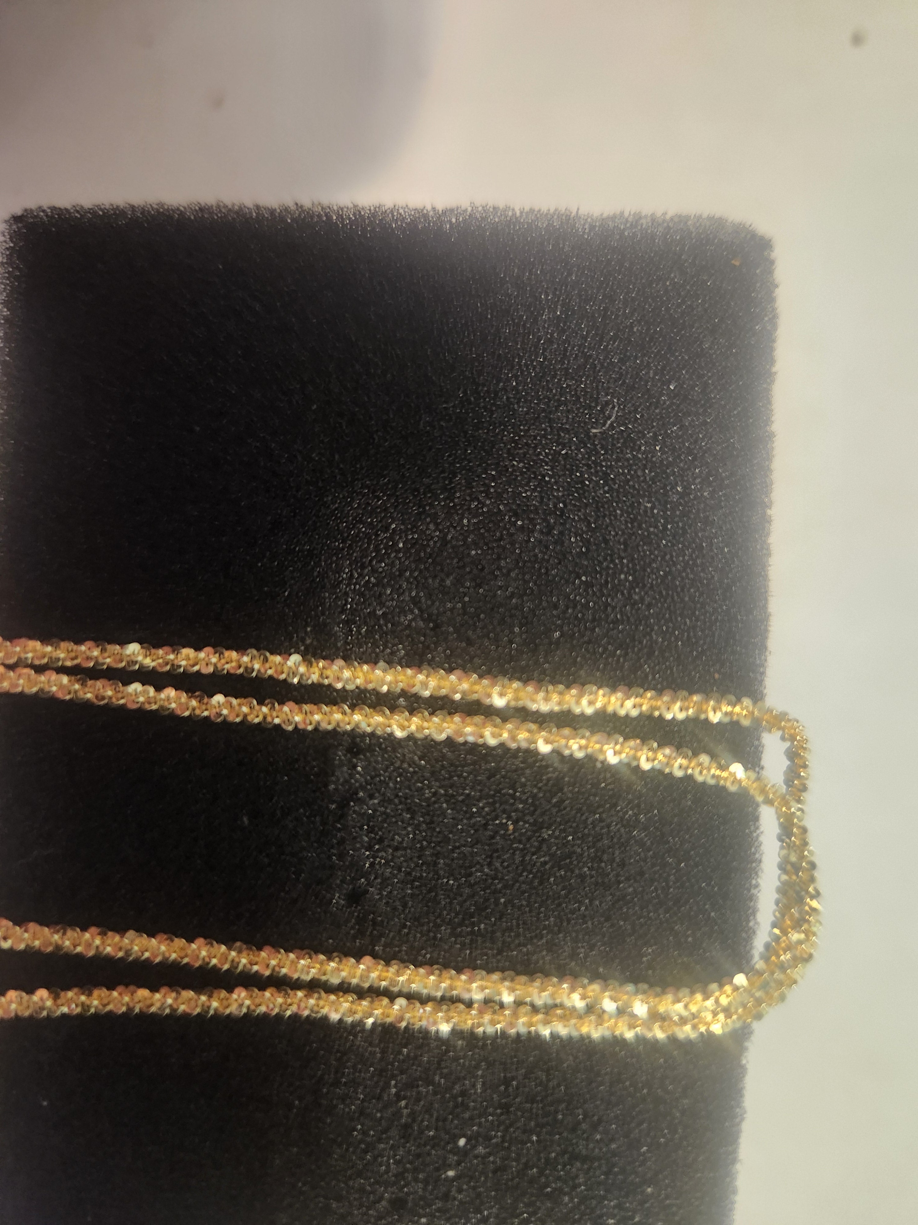 18"  Gold plated over 925 sterling silver necklace