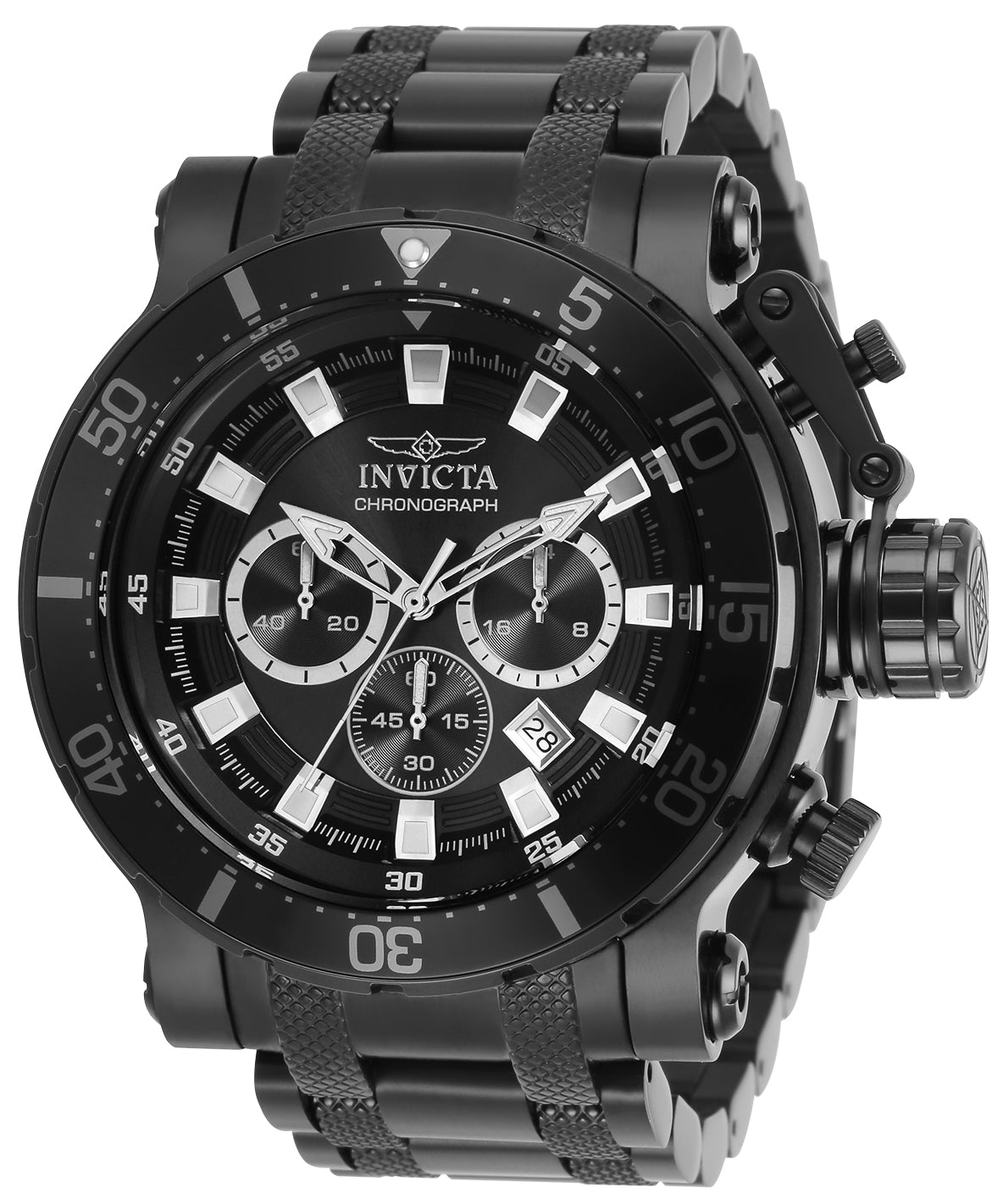 Invicta Coalition Forces Night Hawk Men's Watch - 52mm, Black (32727)