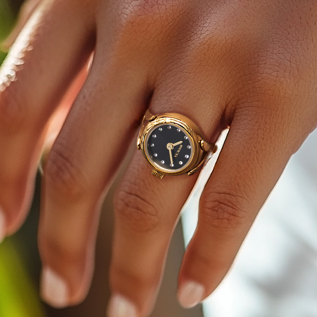 Invicta Angel Women's Ring Watch - 17.5mm, Gold (44482)