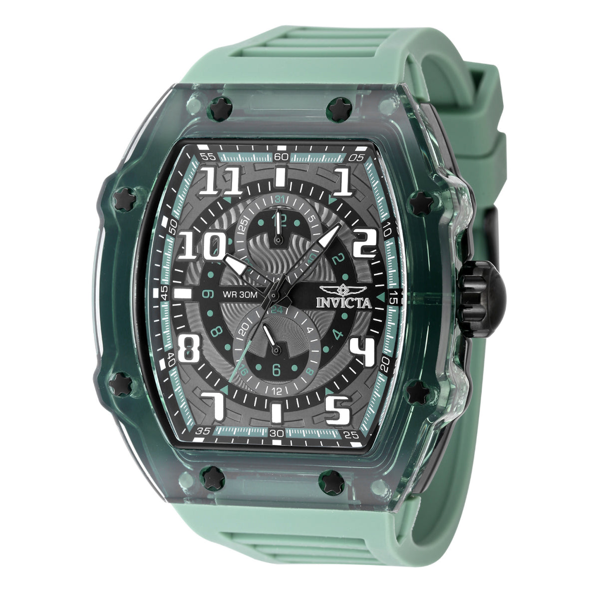 Invicta Racing Cyclone Men's Watch - 48.5mm, Green (48717)