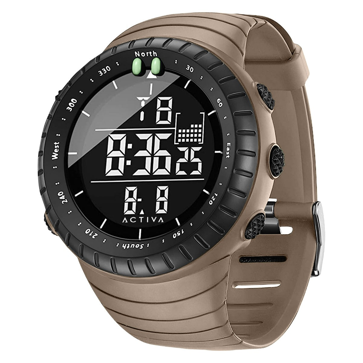 Activa Odyssey X Invicta Men's Digital Watch - 53mm. Tan (ACW1237-003)