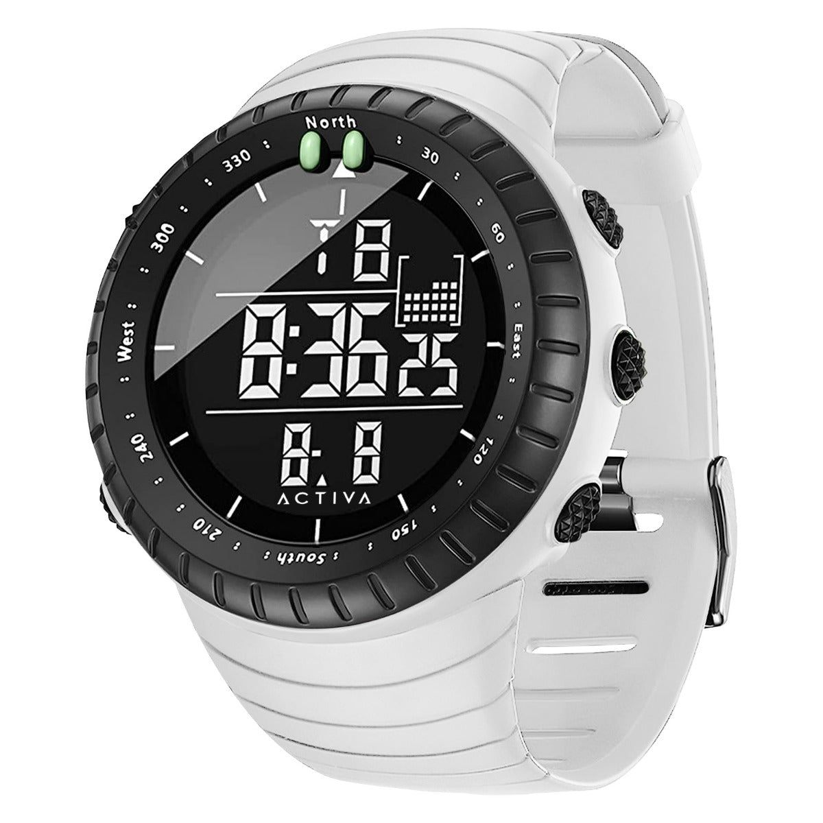 Activa Odyssey X Invicta Men's Digital Watch - 53mm. White (ACW1237-004)