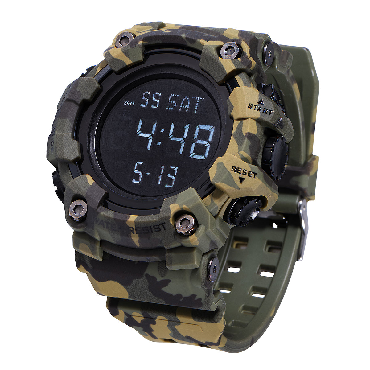 Activa X Invicta Digital Men's Watch - 56mm, Camouflage, Green (ACW1968-001)